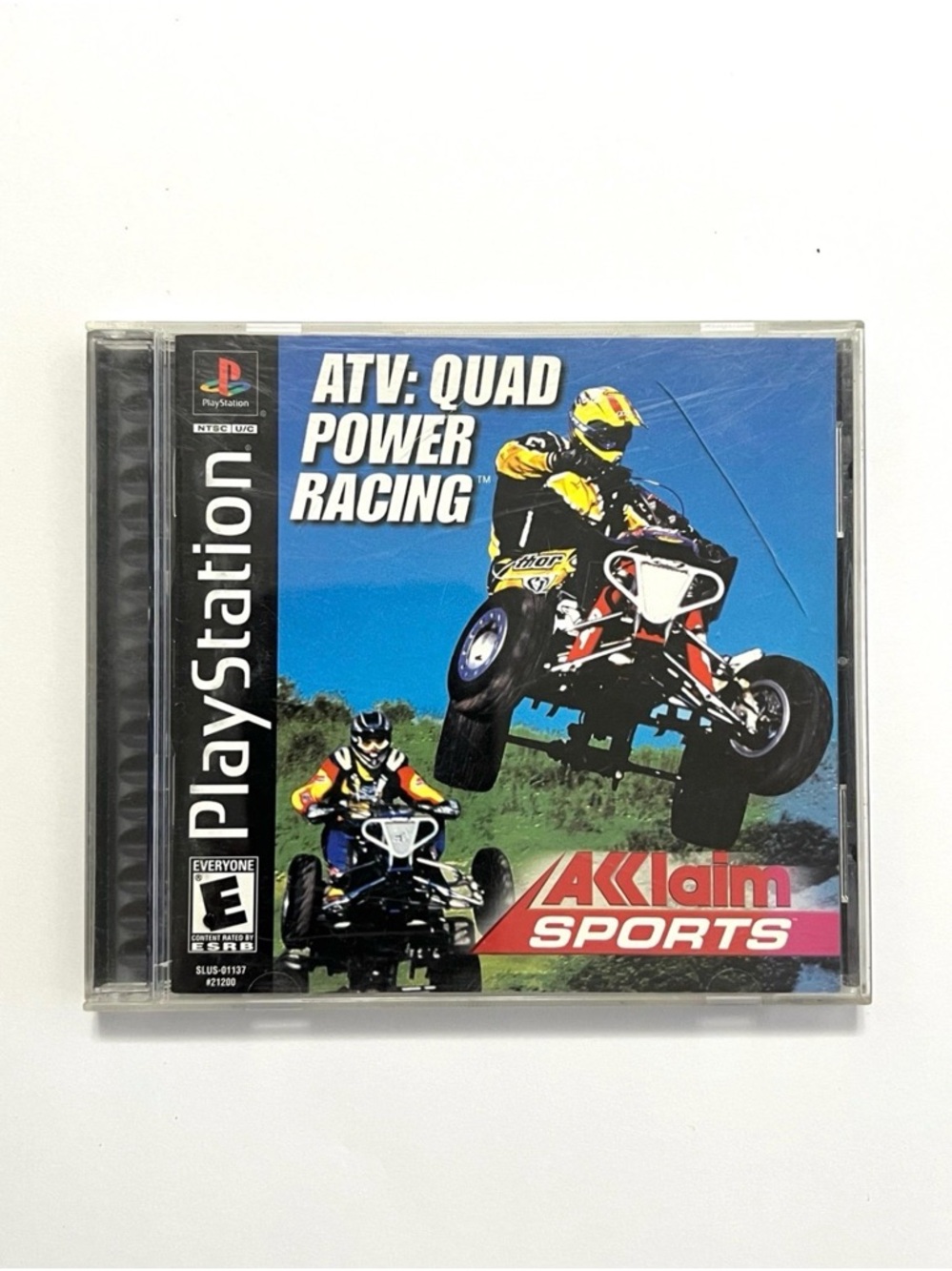 ATV: Quad Power Racing (Sony PlayStation 1, 2000) Black Label Complete & Tested